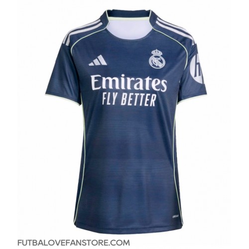 Real Madrid Aurelien Tchouameni #14 Vonkajší Ženy futbalový dres 2025-26 Krátky Rukáv Real Madrid Aurelien Tchouameni #14 Vonkajší Ženy futbalový dres 2025-26 Krátky Rukáv